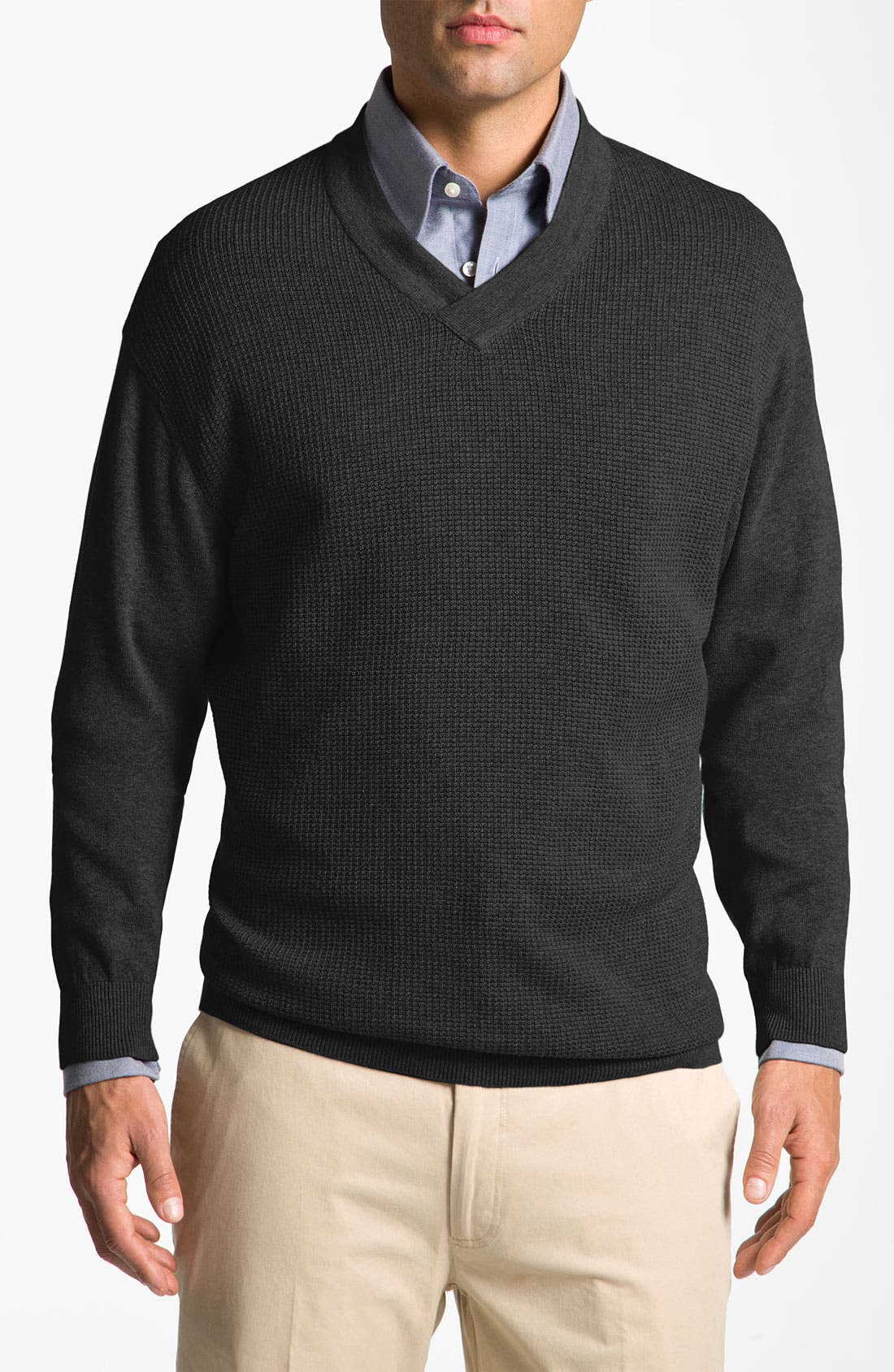 Cutter & Buck 'Portage Bay' VNeck Sweater (Big & Tall) Nordstrom