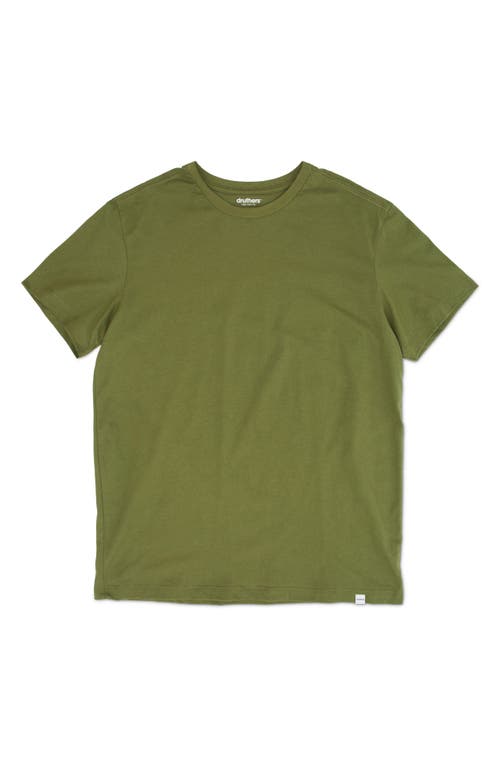 Druthers Men's Organic Cotton T-Shirt in Dusty Olive