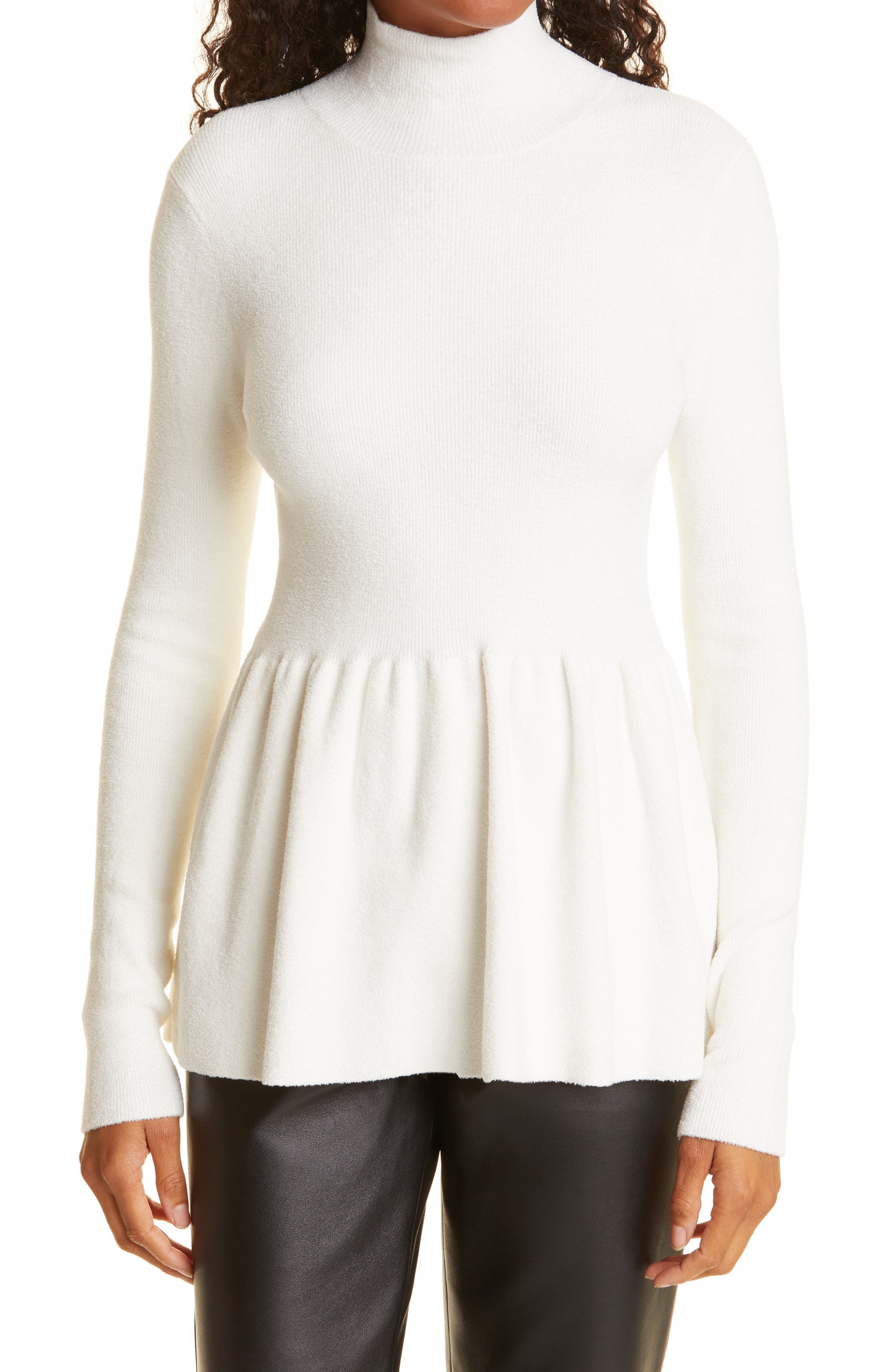 peplum knitwear