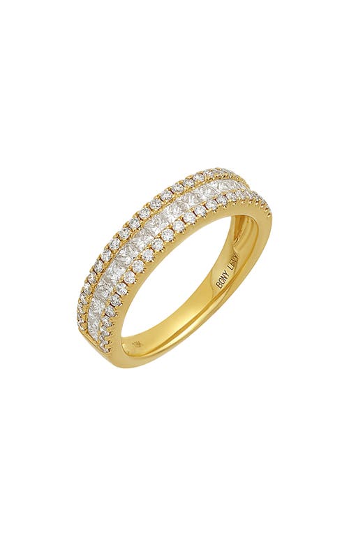 Gatsby Diamond Ring in 18K Yellow Gold