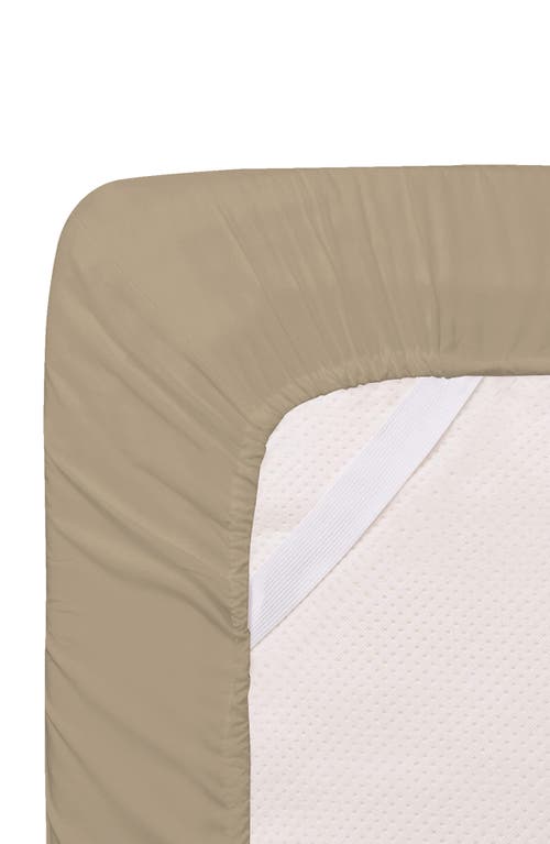 Luxury Home Brushed Microfiber Sheet Set In Beige