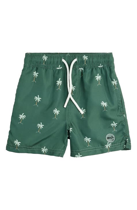 Boys' Green Swim Trunks & Swimwear