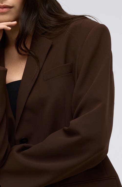 Kenneth Cole Vision Stretch Twill Jacket In Medium Bark