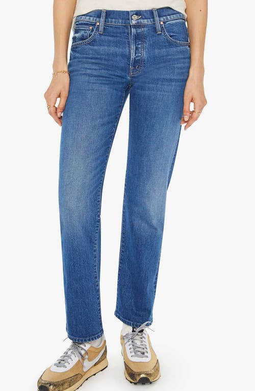 Shop Mother The Slider Hover Straight Leg Jeans In Punch Buggy