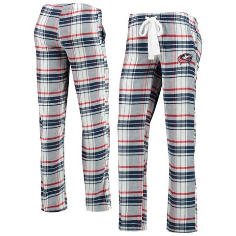 Women's Concepts Sport Blue/Black Detroit Lions Accolade Flannel Pants