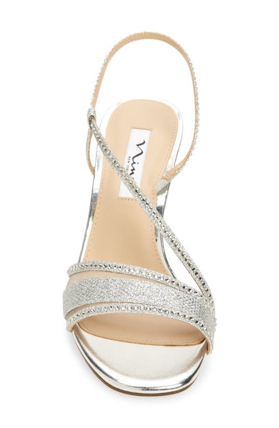 Shop Nina Abbi Slingback Sandal In Silver