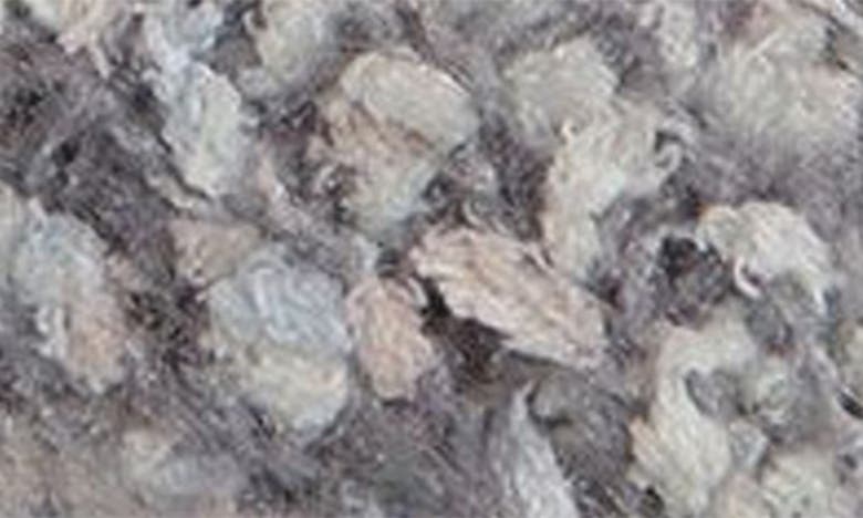 Shop Memoi Faux Fur Pompom Faux Shearling Lined Slipper Socks In Pastel Grey
