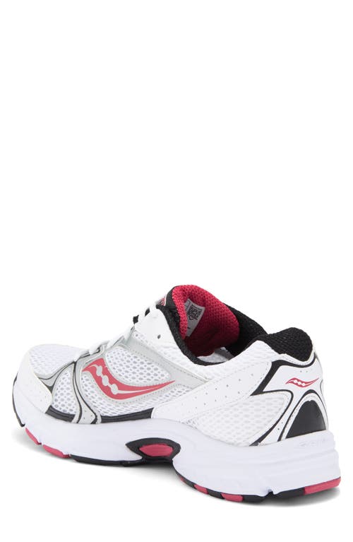 Shop Saucony Grid Ride Millennium Sneaker In Wht/silver/red