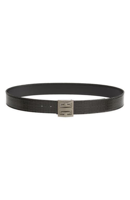 Givenchy 4G Reversible Leather & Coated Canvas Belt 001-Black at Nordstrom, Eu