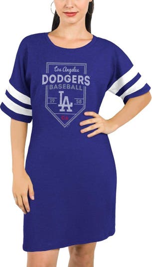 Los Angeles Dodgers Majestic Threads Women's Tri-Blend Short