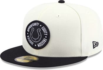 Men's New Era Cream Indianapolis Colts Core Classic 2.0 9TWENTY Adjustable  Hat