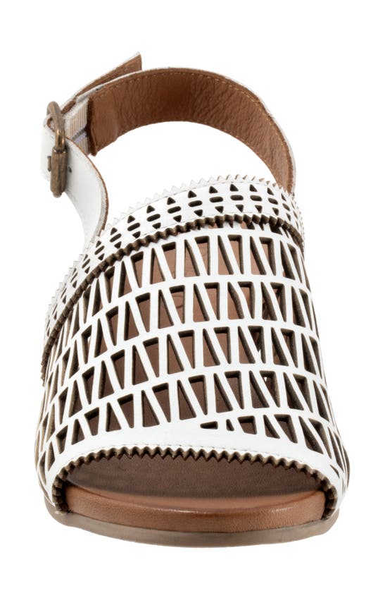 Shop Bueno Lia Slingback Sandal In White