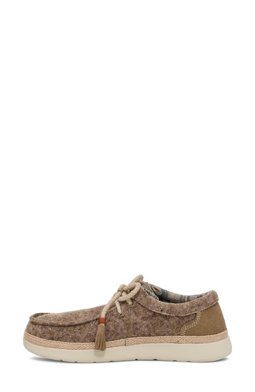 Sanuk Shaka Lite 2 Sl Wool Blend Sneaker In Tan