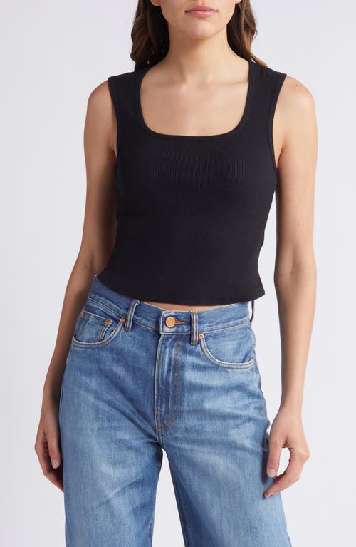 AllSaints Tamir Rib Crop Tank at Nordstrom, Us