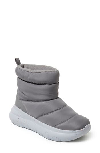 Dearfoams Texoma Regrind Boot In Medium Grey