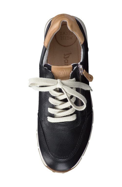 Paul Green Avery Sneaker In Black Simba Combo