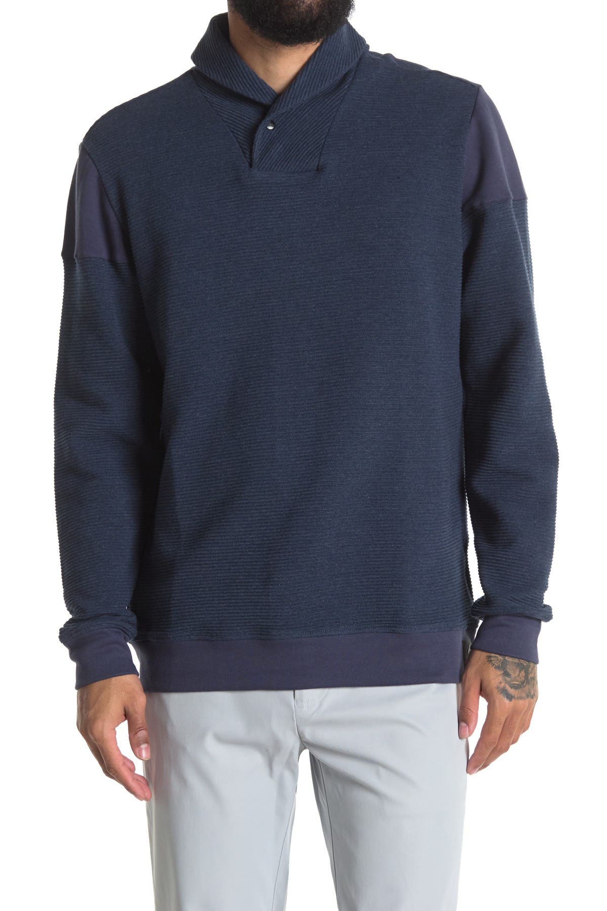 Adidas Golf Adicross Captain Sweater In Medium Grey