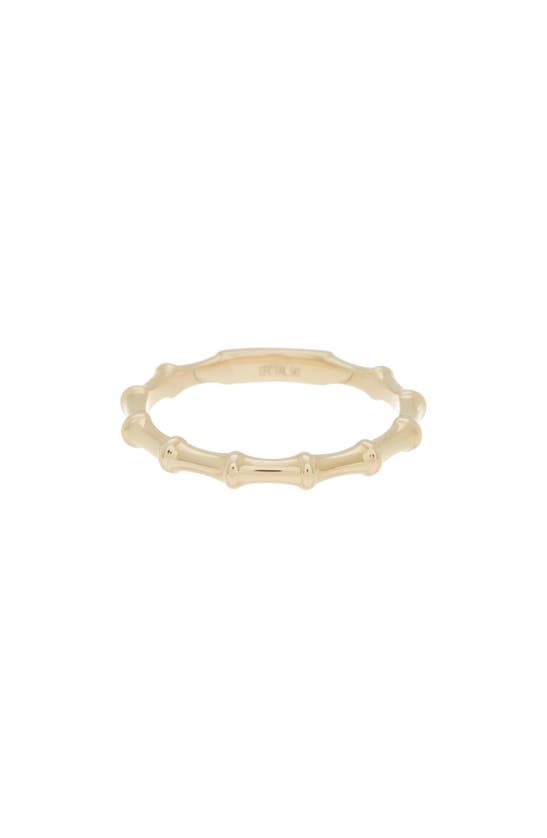 Ef Collection Impala Horn Ring In Yellow Gold