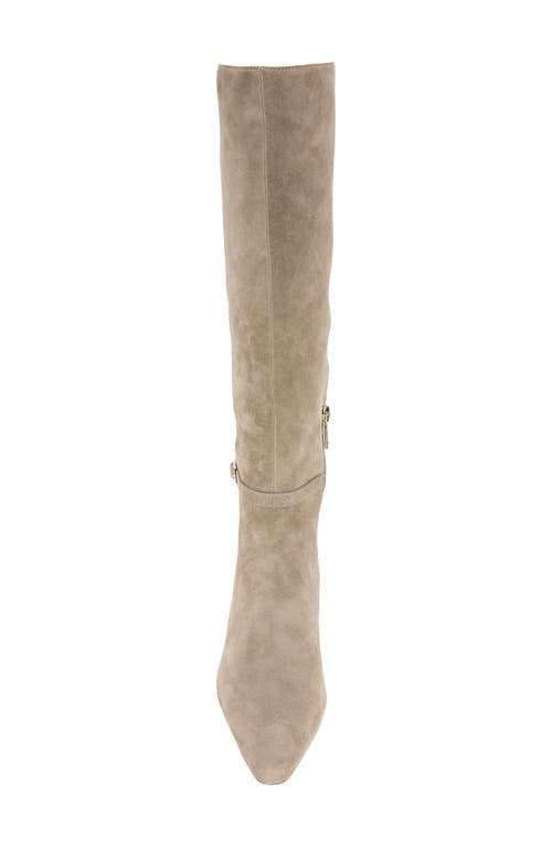 Kenneth Cole Marais Knee High Boot In Taupe Suede