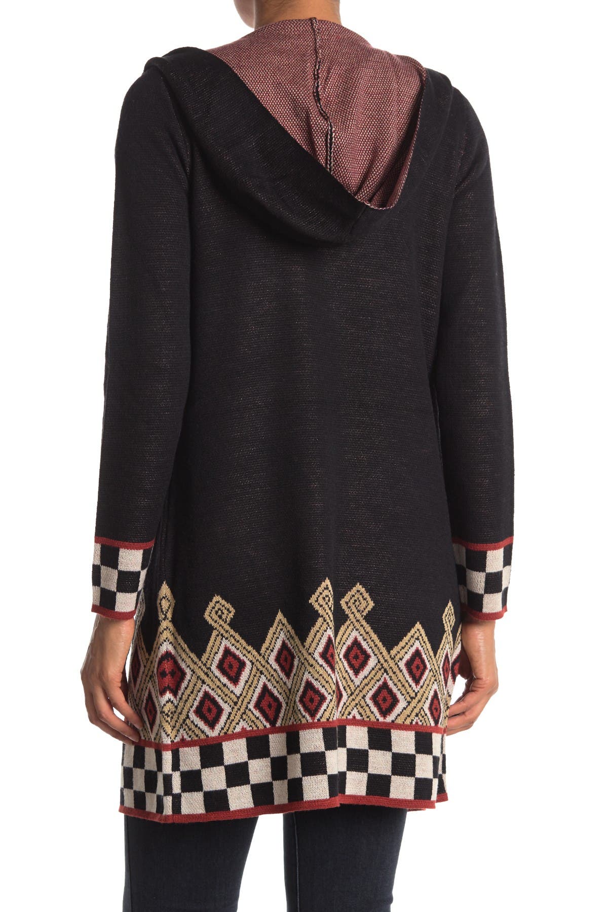 drape collar cardigan