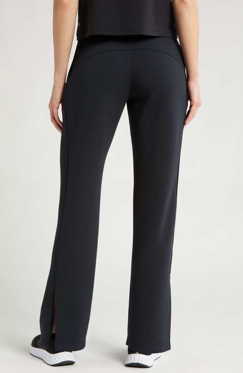 Zella Level Set Straight Leg Slit Hem Track Pants Nordstrom