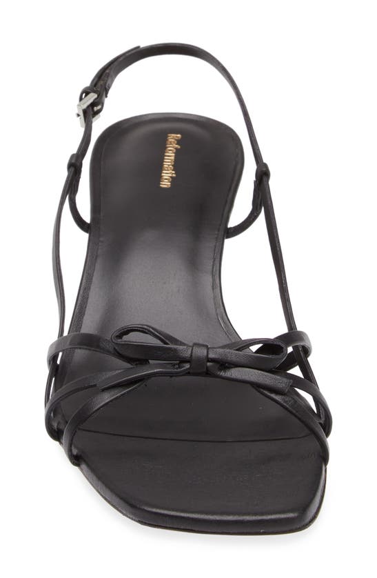 Reformation Sally Slingback Sandal In Black