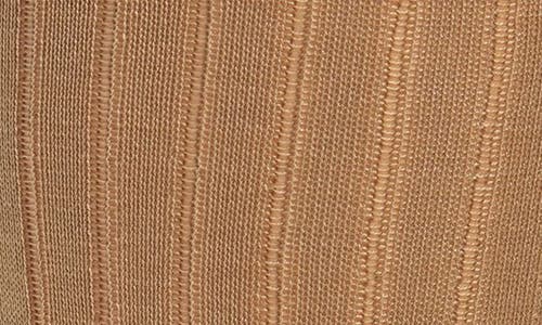 Nordstrom Ribbed Mercerized Cotton Blend Dress Socks In Taupe