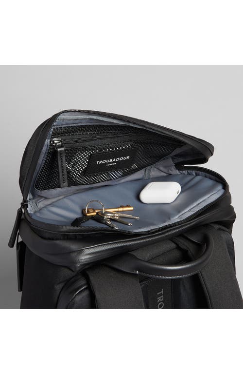 Shop Troubadour Aero Waterproof Backpack In Black