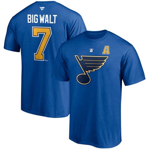 Men's Fanatics Branded Keith Tkachuk Blue St. Louis Blues Authentic Stack Retired Player Nickname & Number T-Shirt