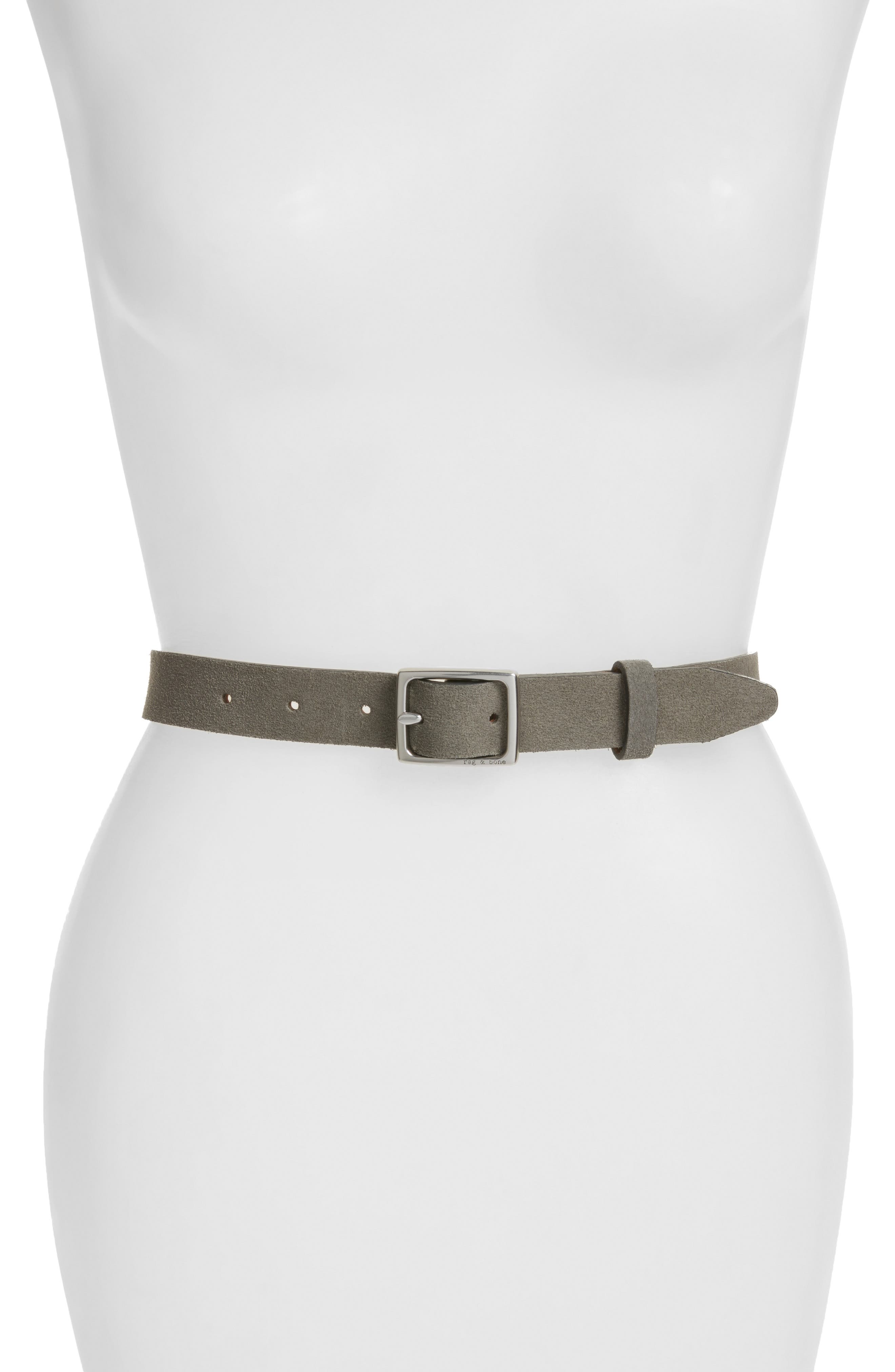 bone 'Boyfriend' Leather Belt | Nordstrom