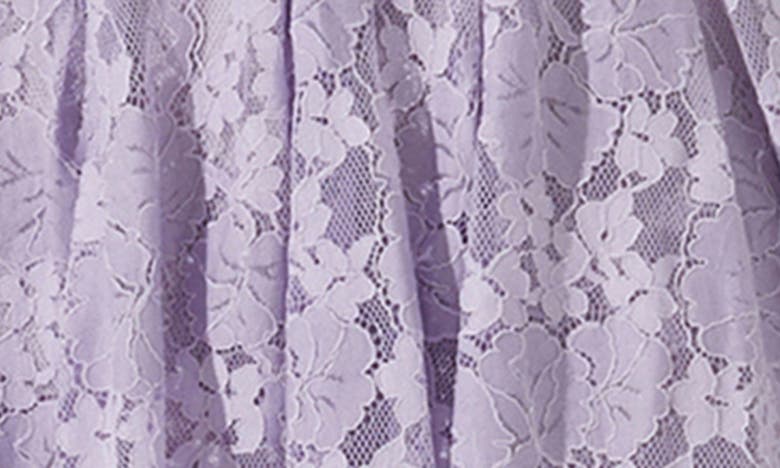 Shop Astr Floral Lace Minidress In Lavender