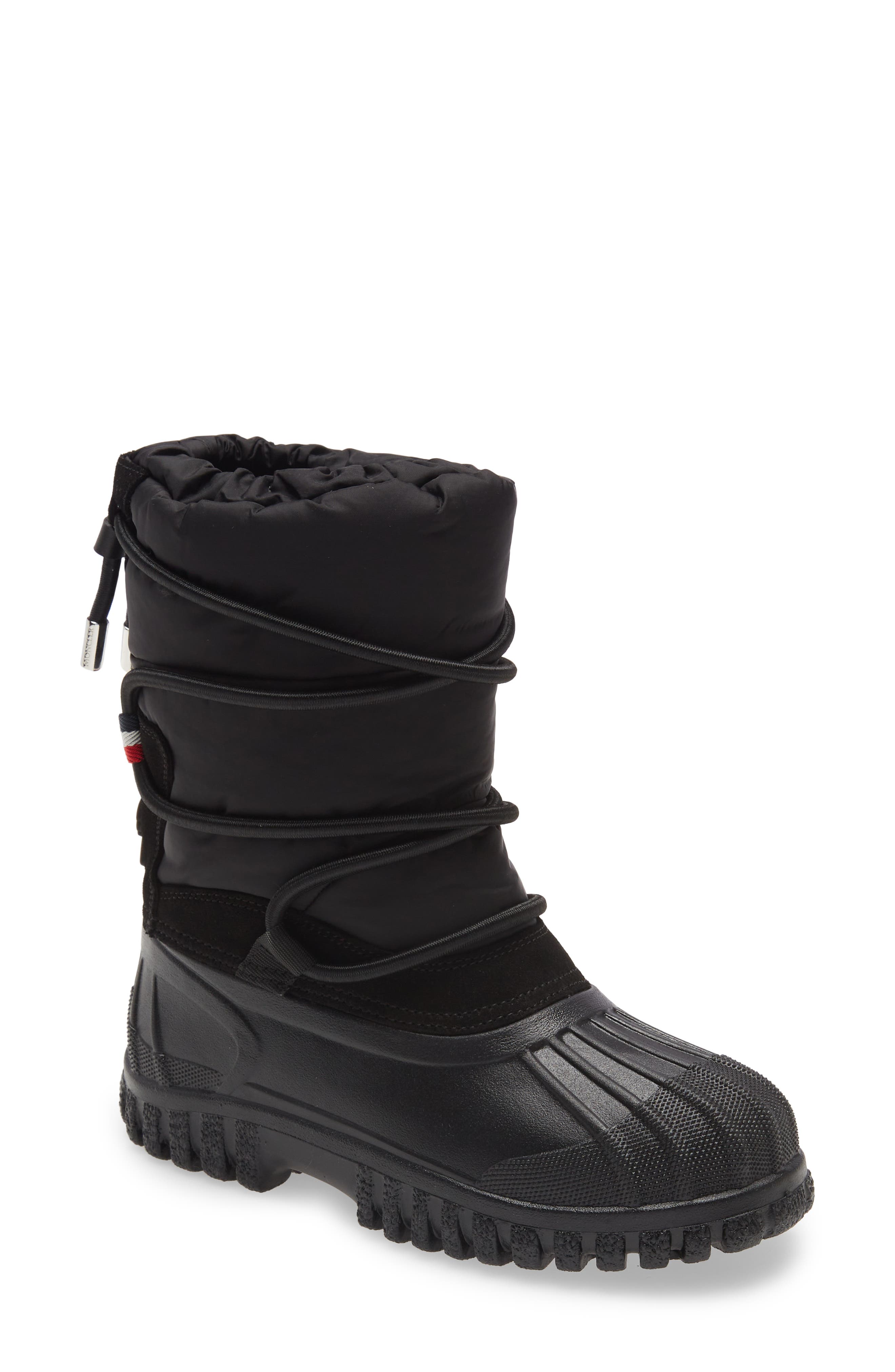 moncler faux fur snow boots