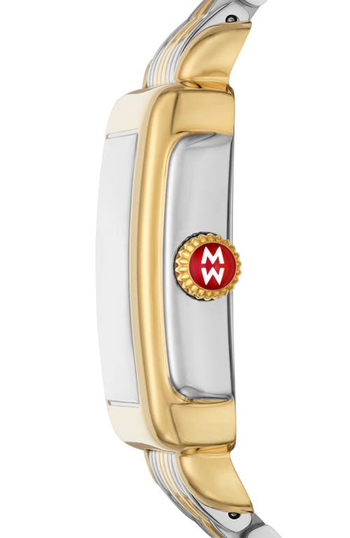 Michele Deco Madison Mid Diamond Bracelet Watch, 31mm In Black