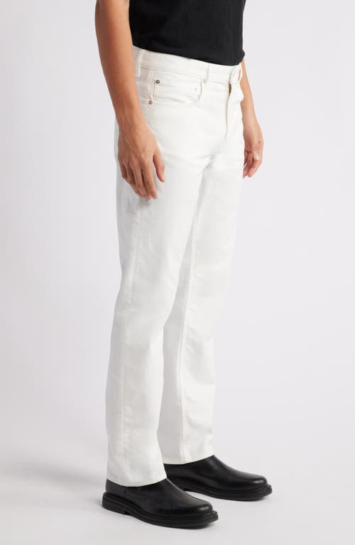 Frame The Straight Leg Jeans In Off White