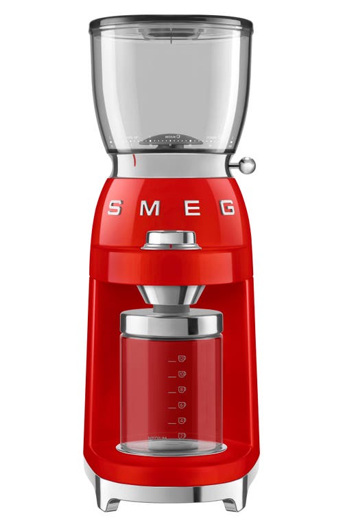 smeg '50s Retro Style Coffee Grinder in Red at Nordstrom