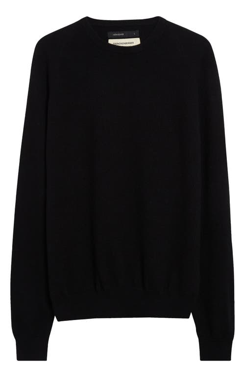 Shop Frenckenberger Cashmere Crewneck Sweater In Black