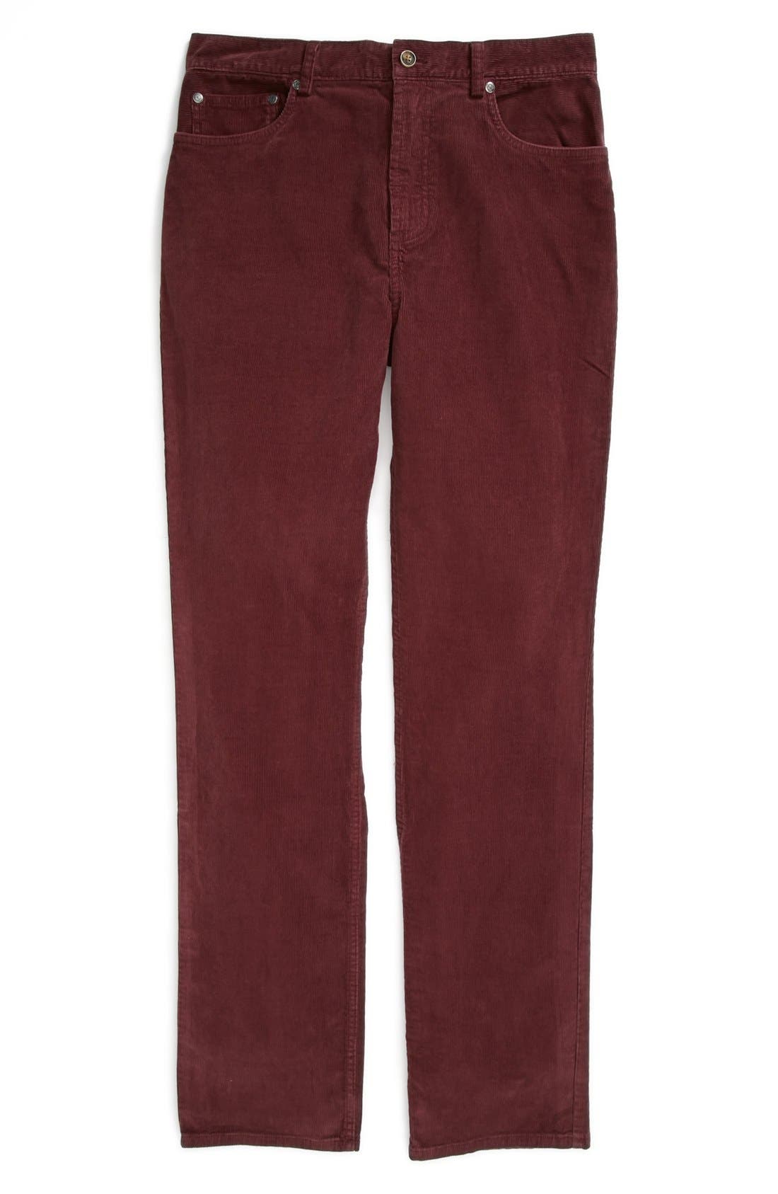 Brooks Brothers Garment Dyed Corduroy Pants (Big Boys) Nordstrom