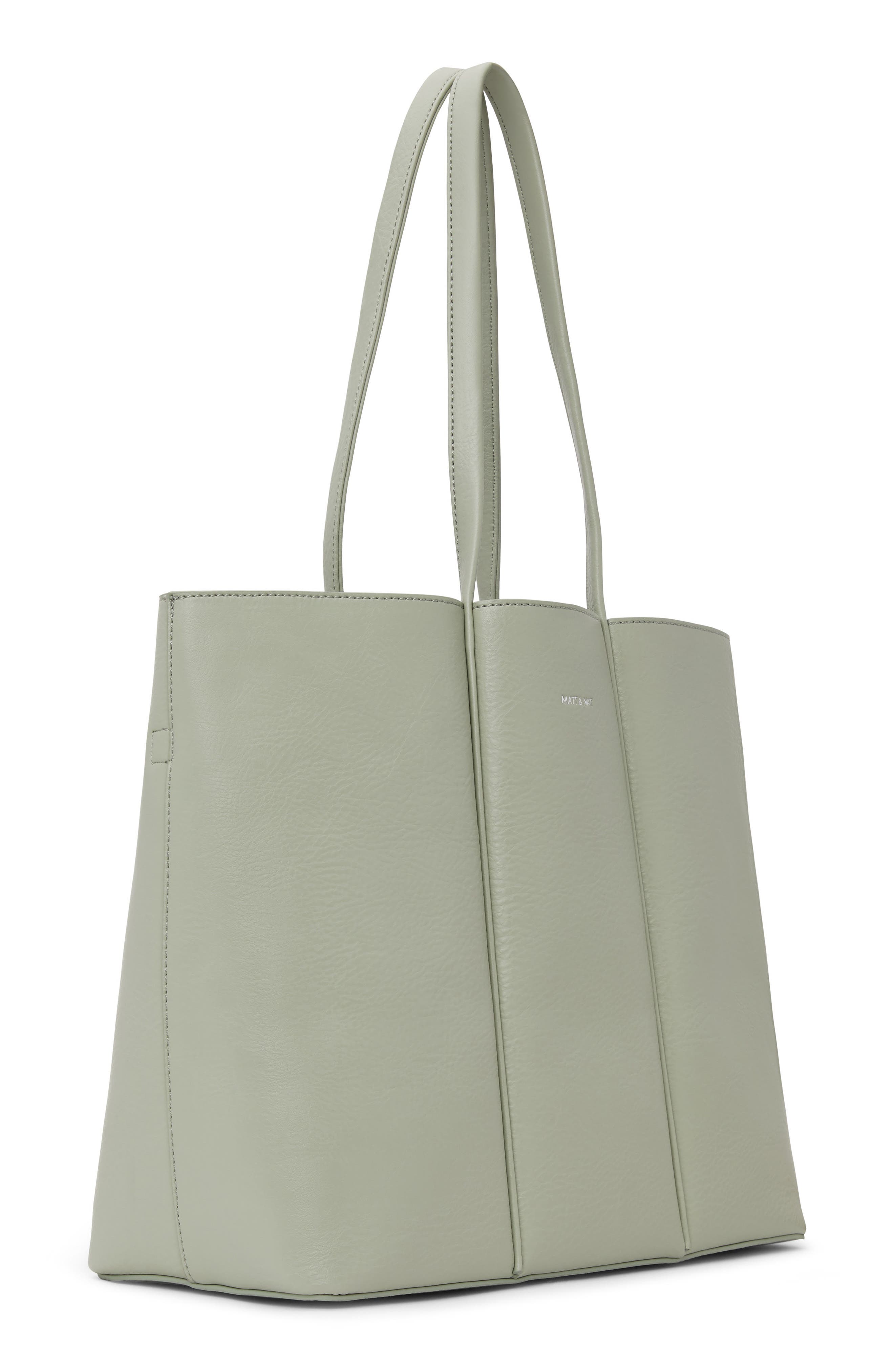 vegan leather tote