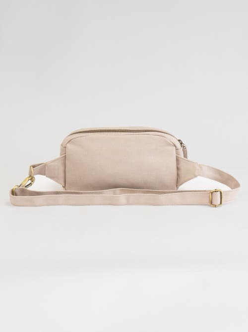 Shop Terra Thread Organic Cotton Sling Belt Bag In Sand Dune