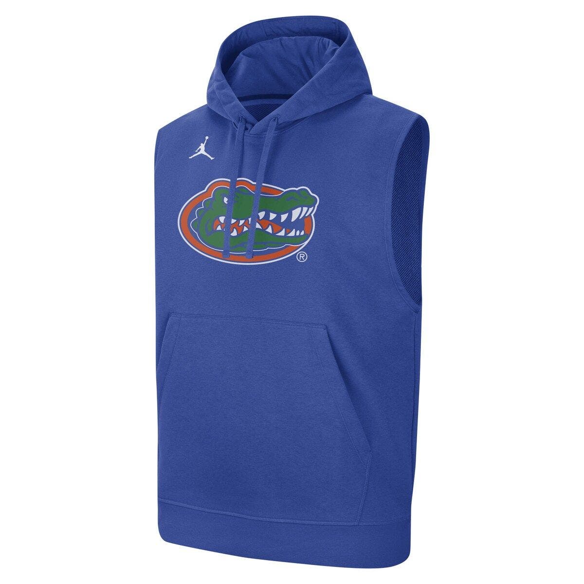 Jordan Brand Men's Jordan Brand Royal Florida Gators Logo Performance Sleeveless Pullover Hoodie