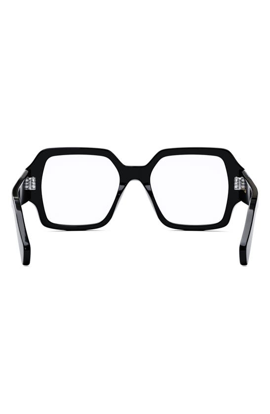 CELINE CELINE TRIOMPHE 52MM SQUARE READING GLASSES