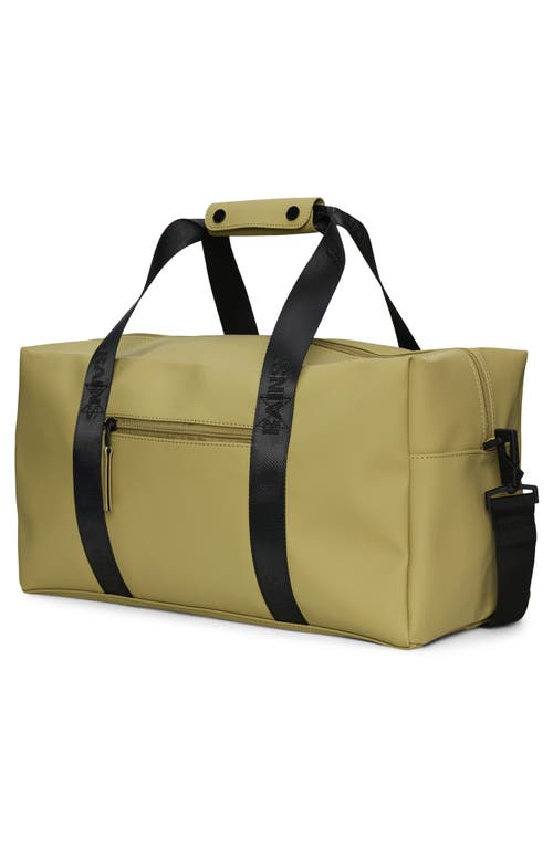 Shop Rains Trail Waterproof Gym Bag In Khaki