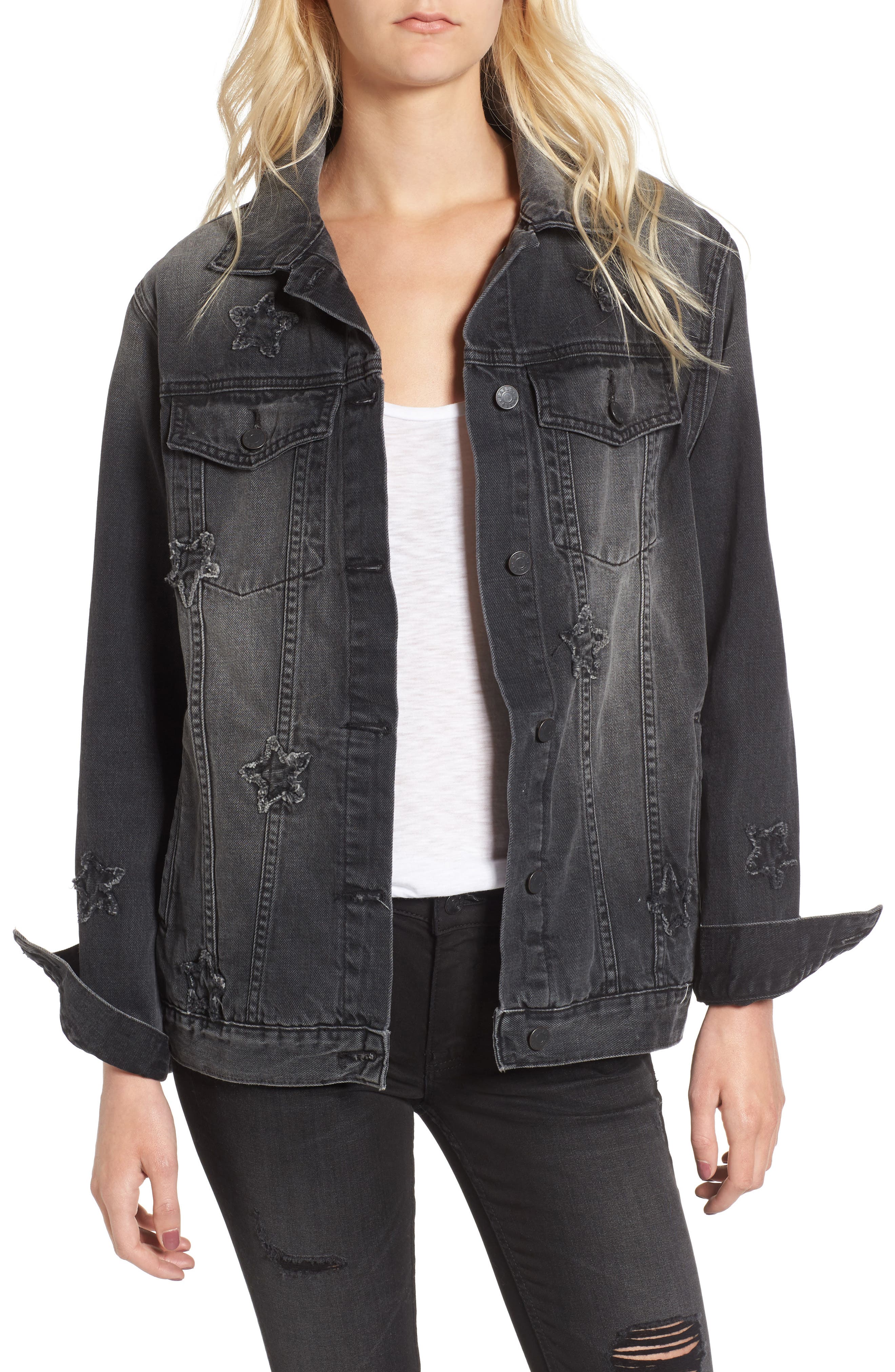 Rails Knox Star Patch Denim Jacket Nordstrom