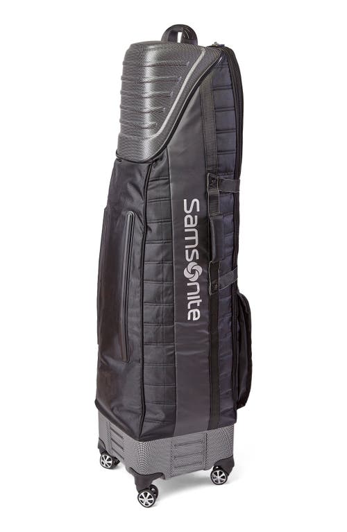 Shop Samsonite The Protector Hybrid Golf Travel Cover In Black/silver