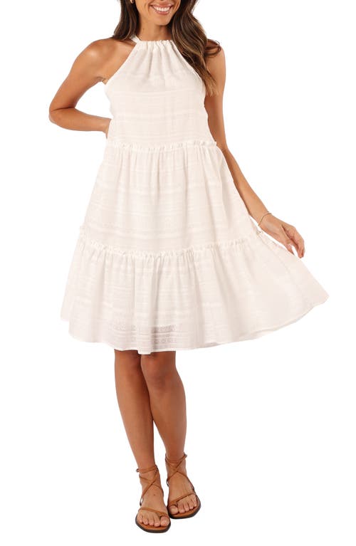Petal & Pup Linde Tiered A-Line Dress White at Nordstrom,