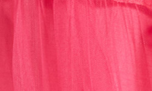 Shop Wishlist Short Sleeve Mesh Skirt Dress In Fuchsia