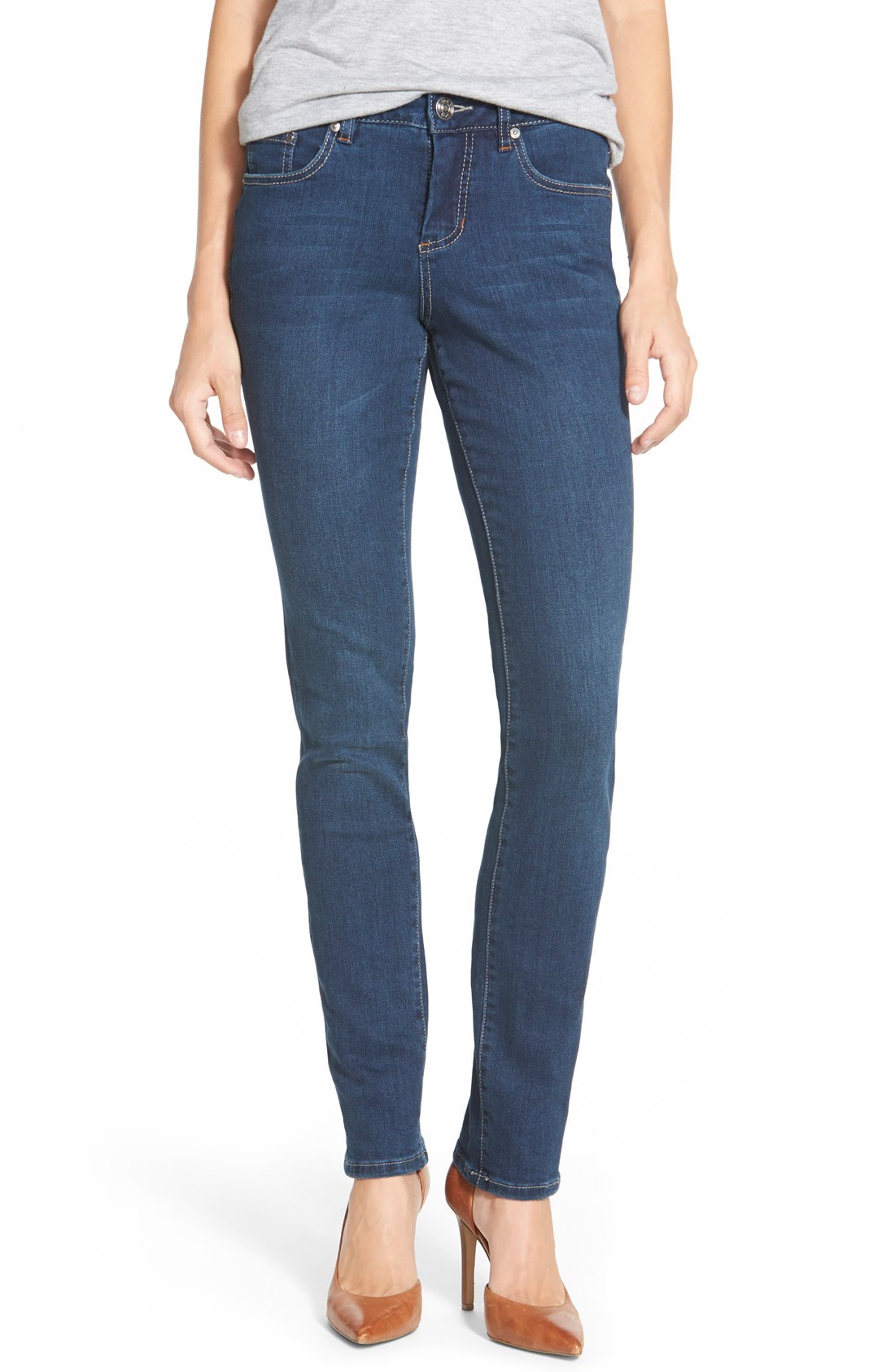Jag Jeans 'Grant' Stretch Slim Leg Jeans (Indigo) (Petite) | Nordstrom