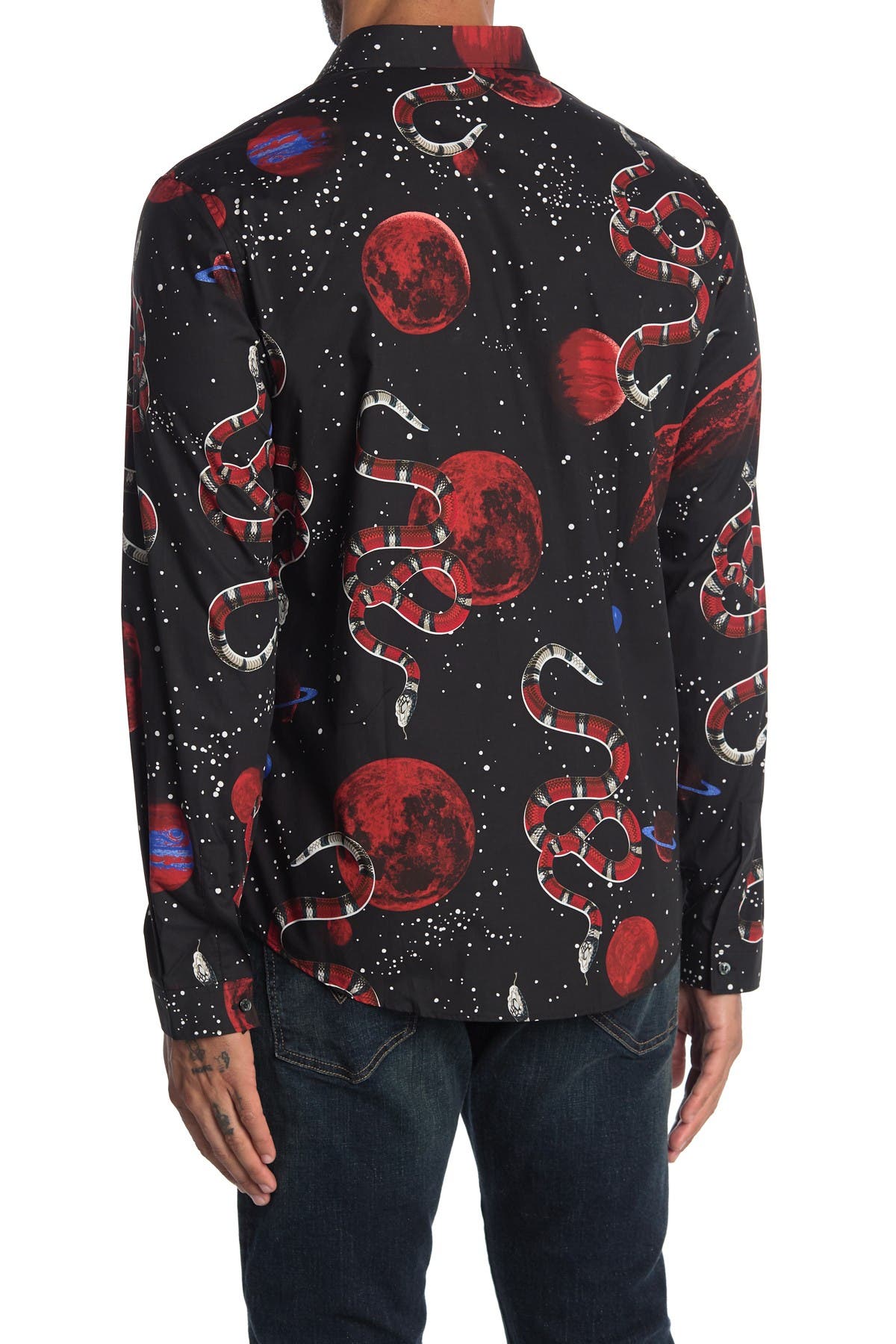 gucci snake space shirt