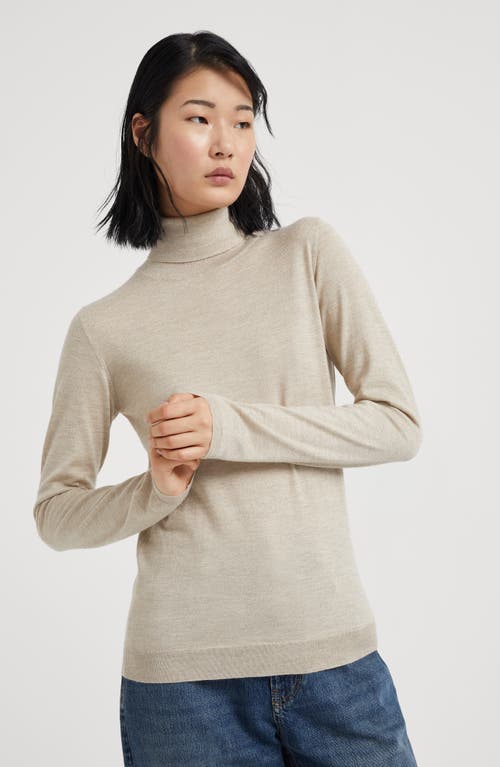 Shop Brunello Cucinelli Lightweight Sweater In Desert