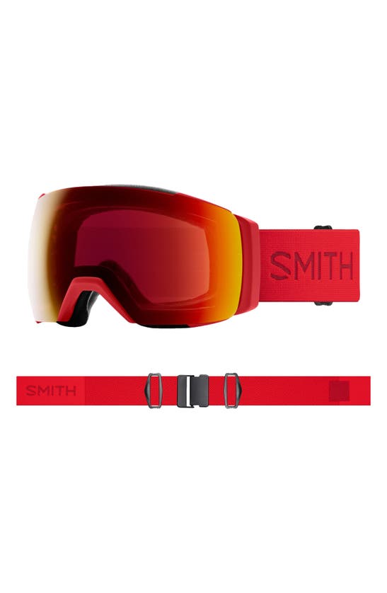 Smith I/o Mag™ 185mm Snow Goggles In Lava / Chromapop Red Mirror
